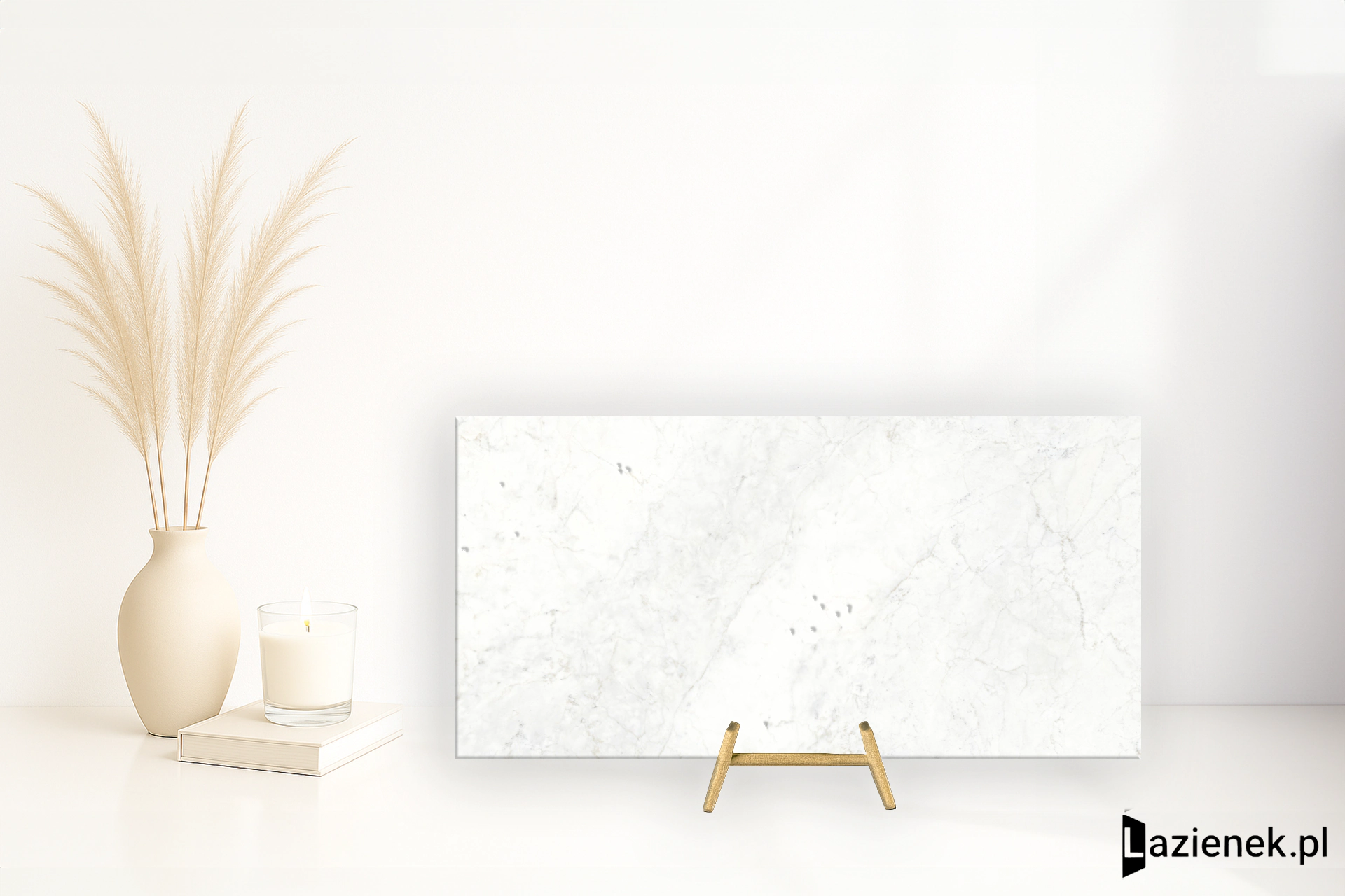 Graniti Fiandre Marmi Maximum Apuano Purissimo polerowana 75x150 cm gr. 6 mm - płytka rektyfikowana / MML846715